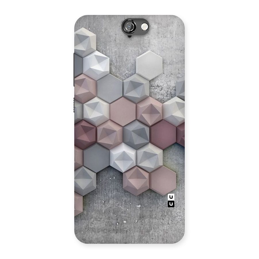 Cute Hexagonal Pattern Back Case for HTC One A9
