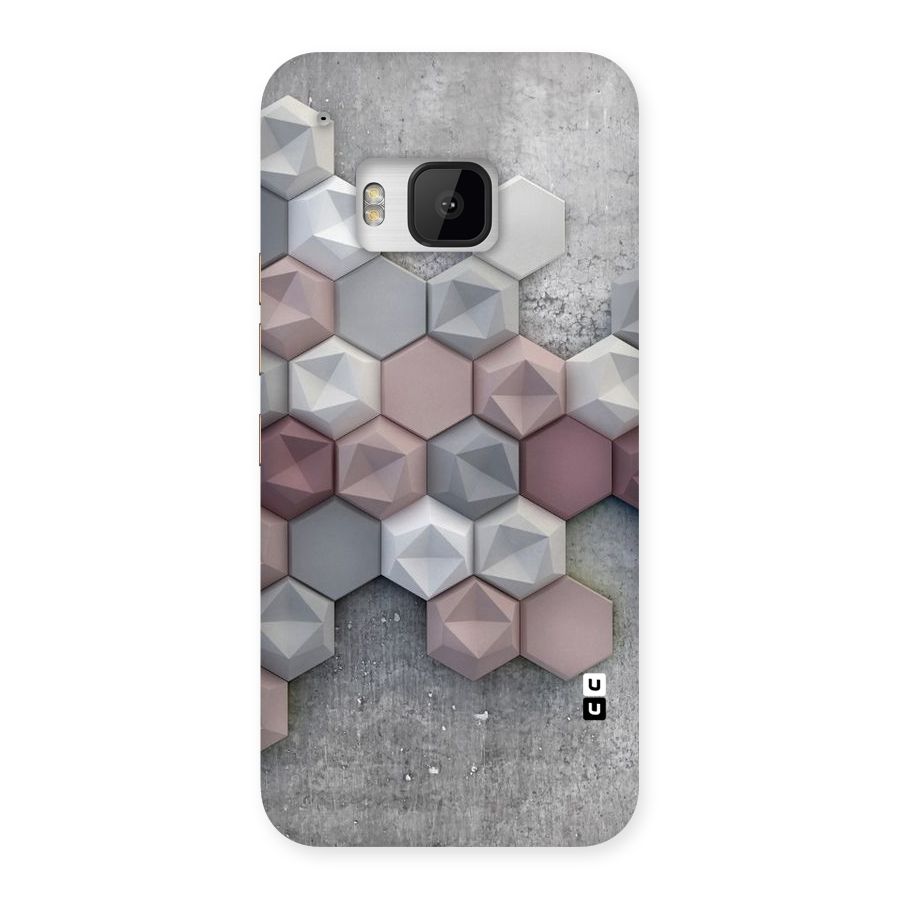 Cute Hexagonal Pattern Back Case for HTC One M9