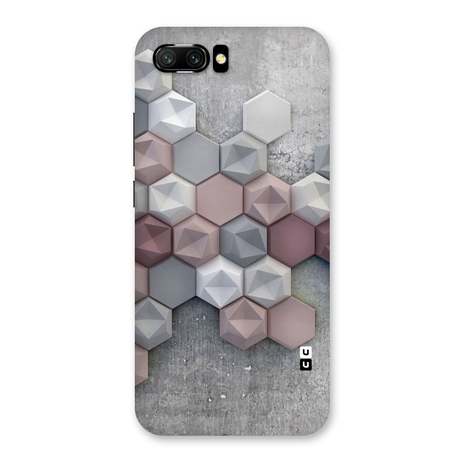 Cute Hexagonal Pattern Back Case for Honor 10