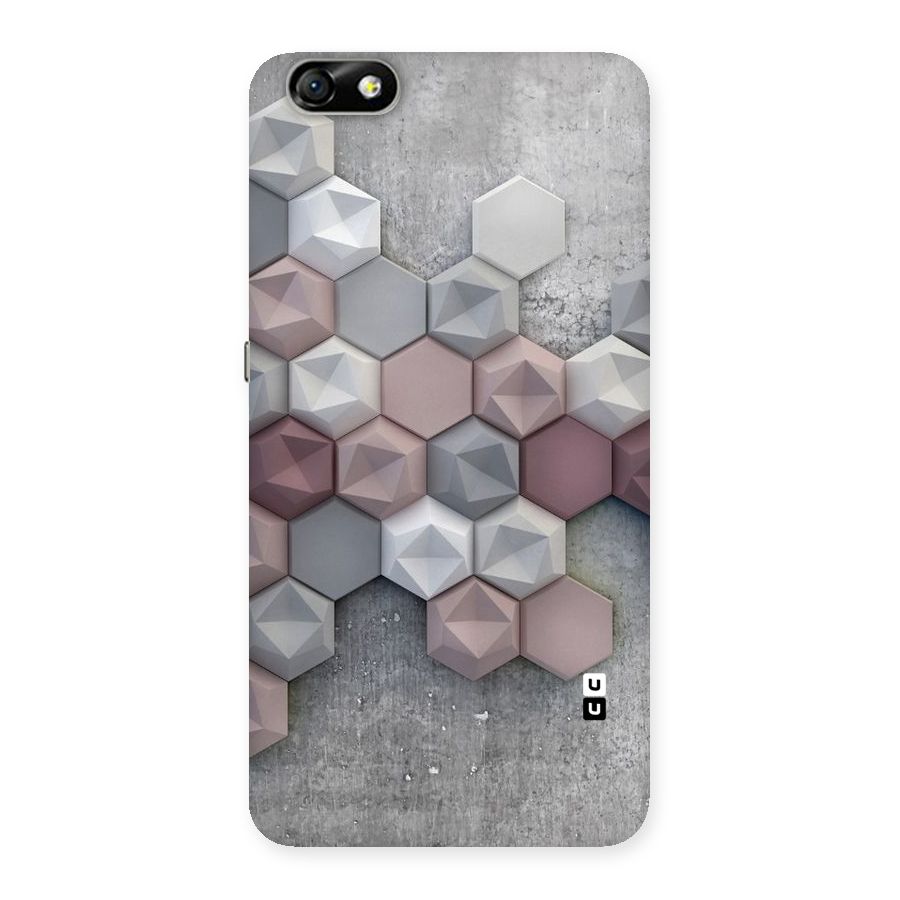 Cute Hexagonal Pattern Back Case for Honor 4X