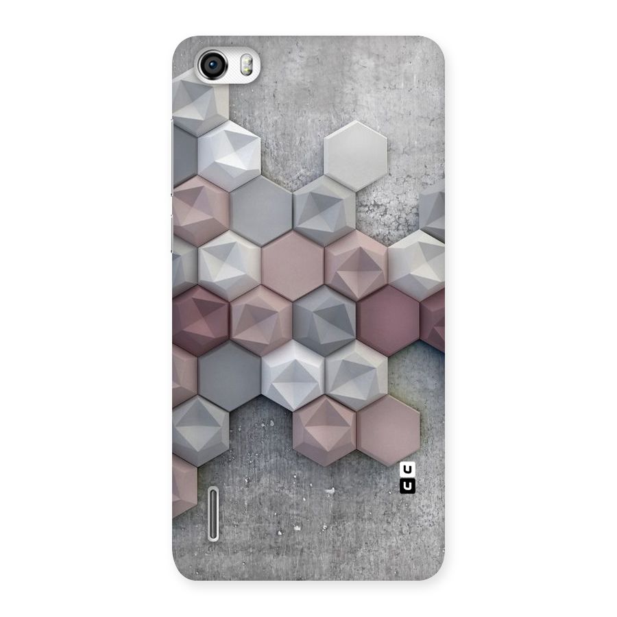 Cute Hexagonal Pattern Back Case for Honor 6