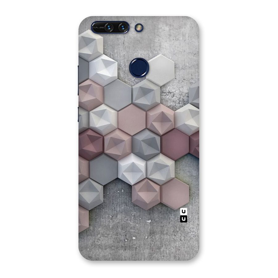 Cute Hexagonal Pattern Back Case for Honor 8 Pro