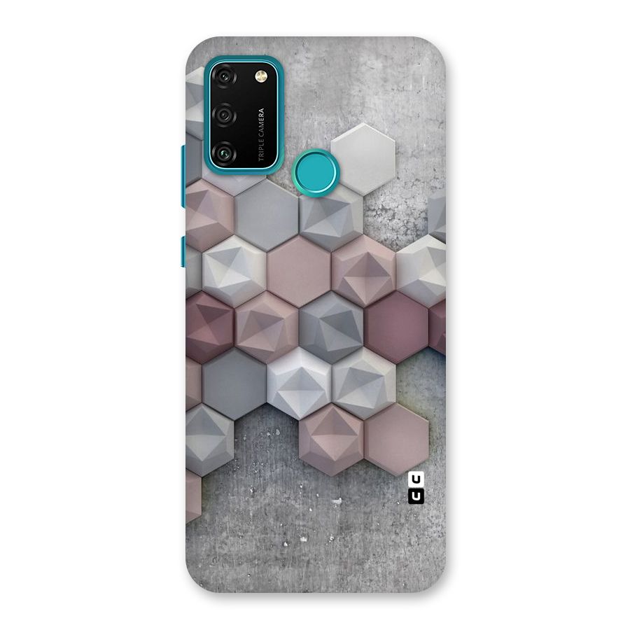 Cute Hexagonal Pattern Back Case for Honor 9A