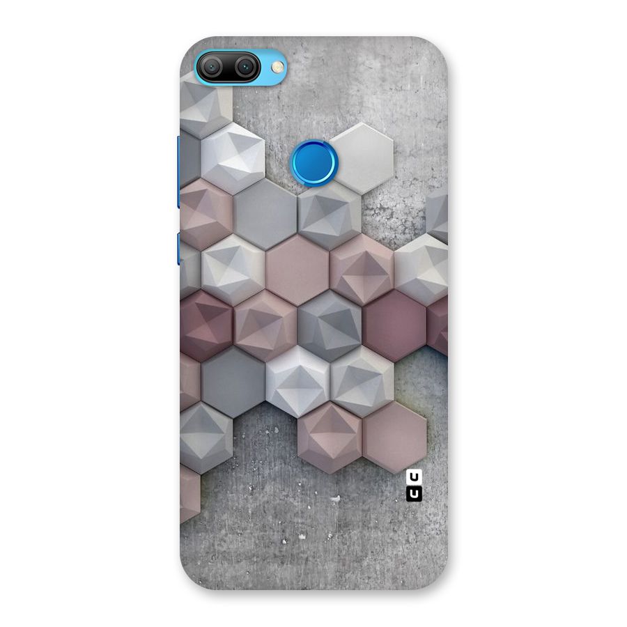 Cute Hexagonal Pattern Back Case for Honor 9N
