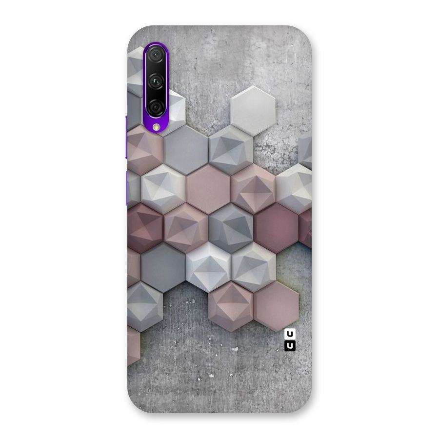 Cute Hexagonal Pattern Back Case for Honor 9X Pro