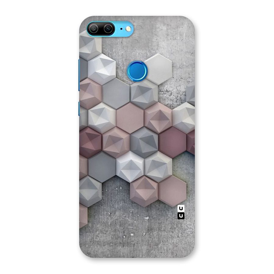 Cute Hexagonal Pattern Back Case for Honor 9 Lite
