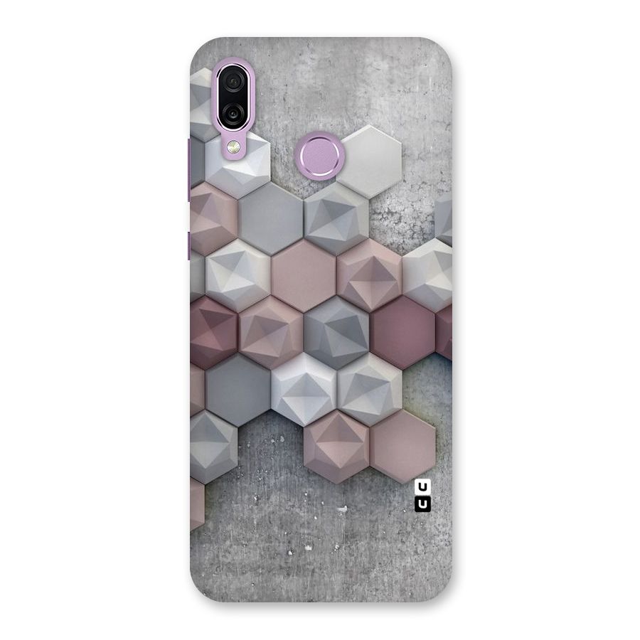 Cute Hexagonal Pattern Back Case for Honor Play