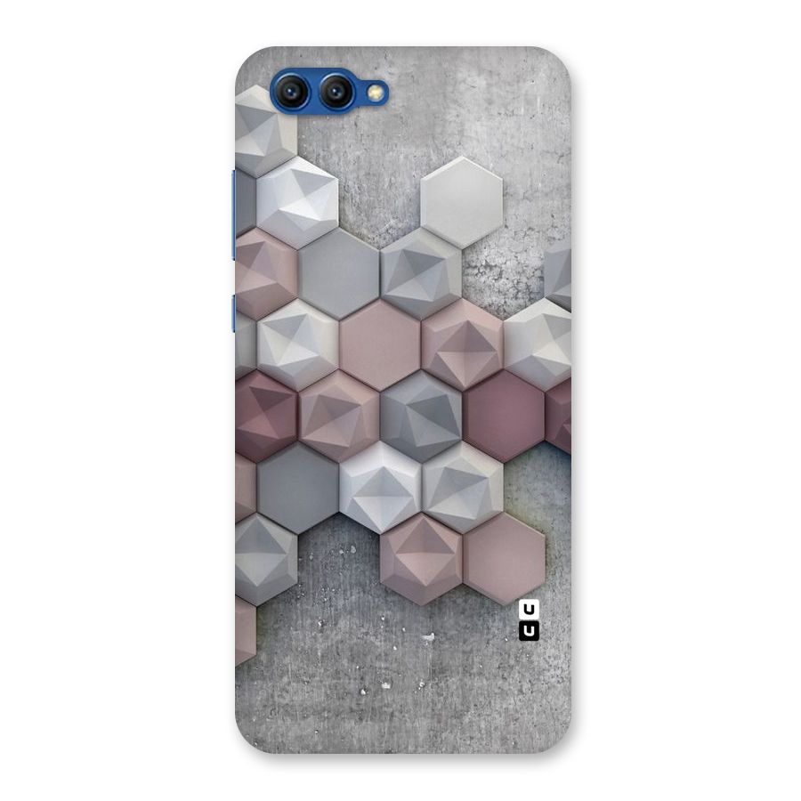 Cute Hexagonal Pattern Back Case for Honor View 10