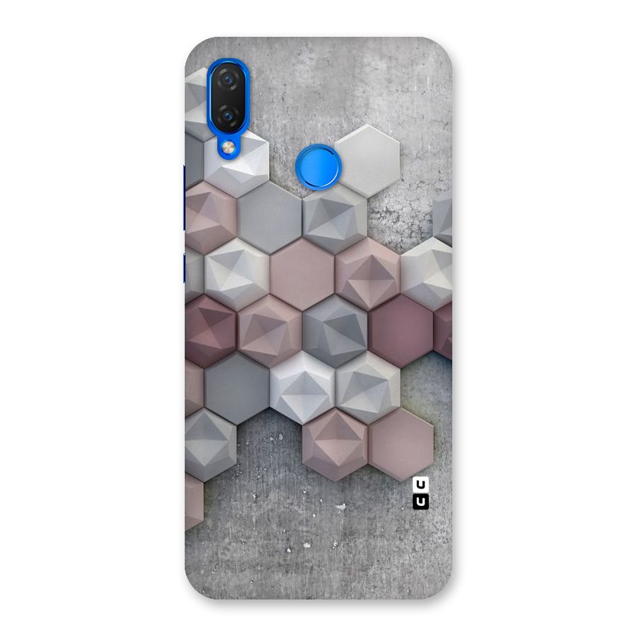 Cute Hexagonal Pattern Back Case for Huawei P Smart+