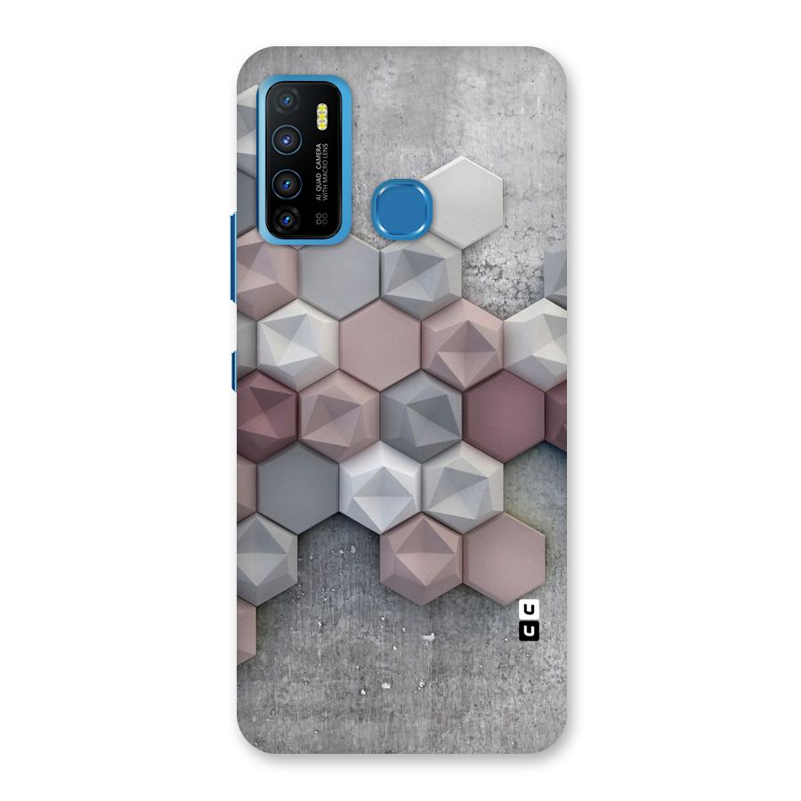Cute Hexagonal Pattern Back Case for Infinix Hot 9