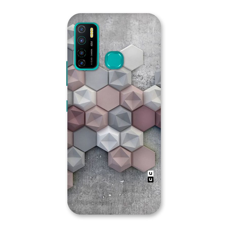 Cute Hexagonal Pattern Back Case for Infinix Hot 9 Pro