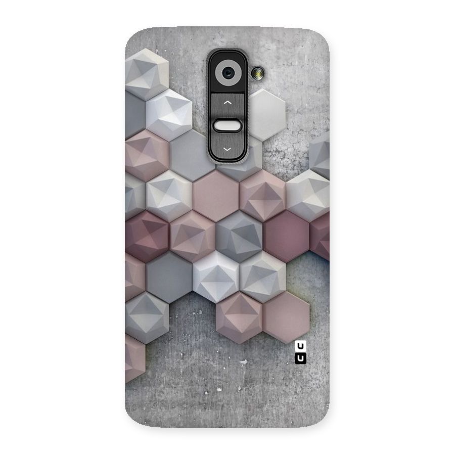 Cute Hexagonal Pattern Back Case for LG G2