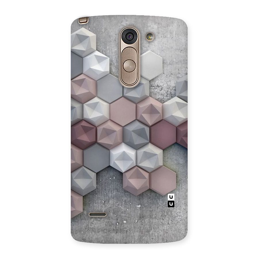 Cute Hexagonal Pattern Back Case for LG G3 Stylus