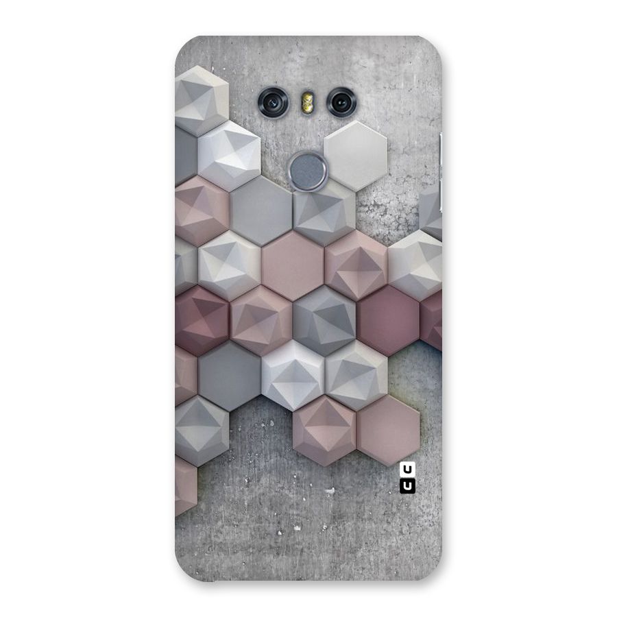 Cute Hexagonal Pattern Back Case for LG G6