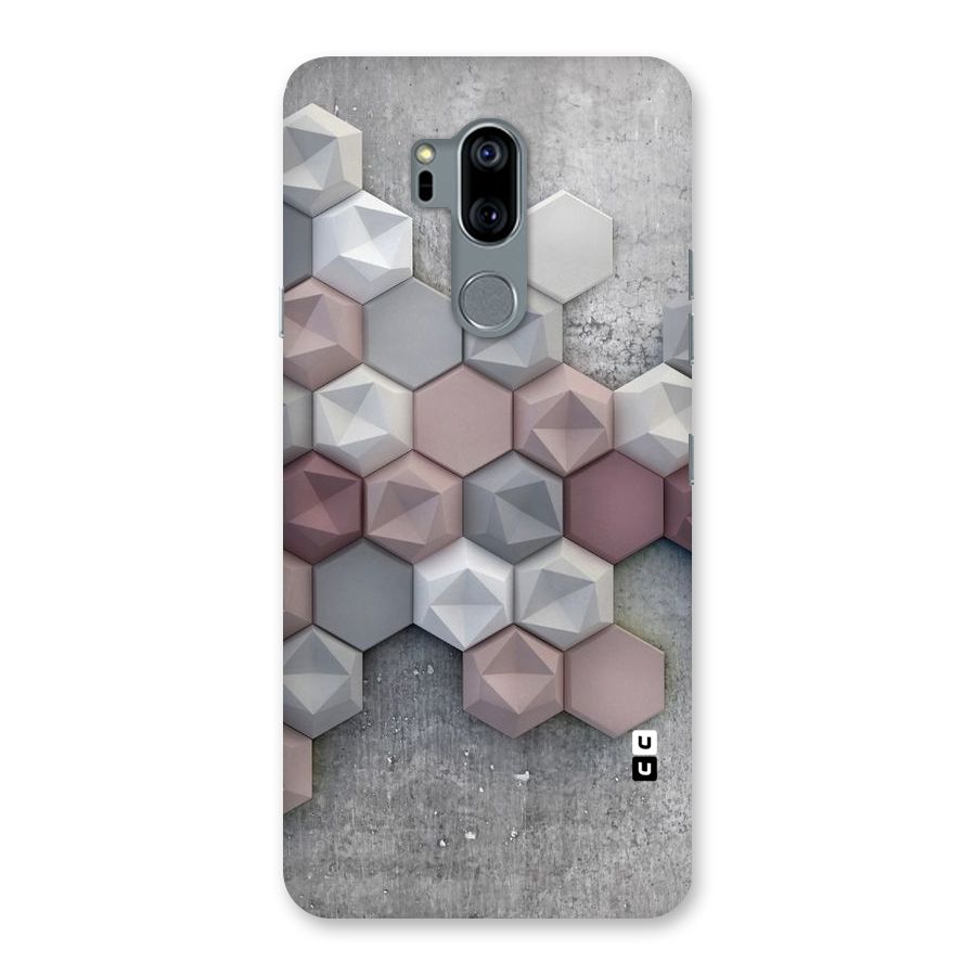Cute Hexagonal Pattern Back Case for LG G7