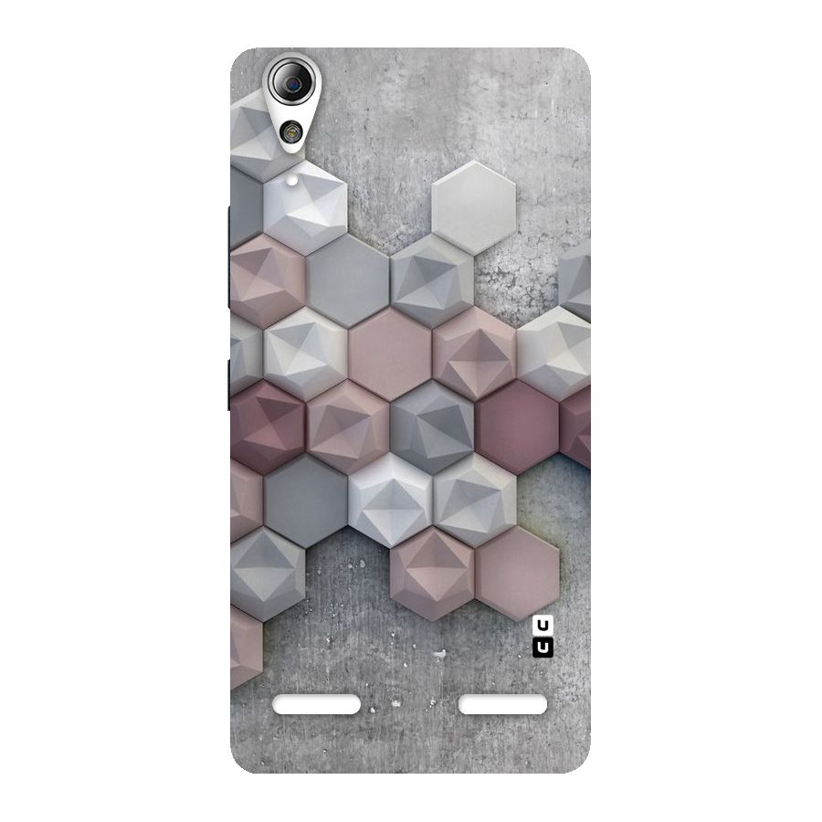 Cute Hexagonal Pattern Back Case for Lenovo A6000 Plus