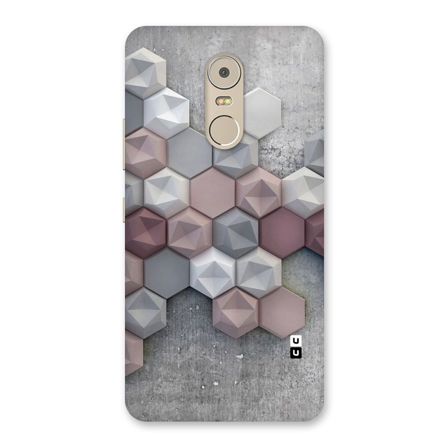 Cute Hexagonal Pattern Back Case for Lenovo K6 Note