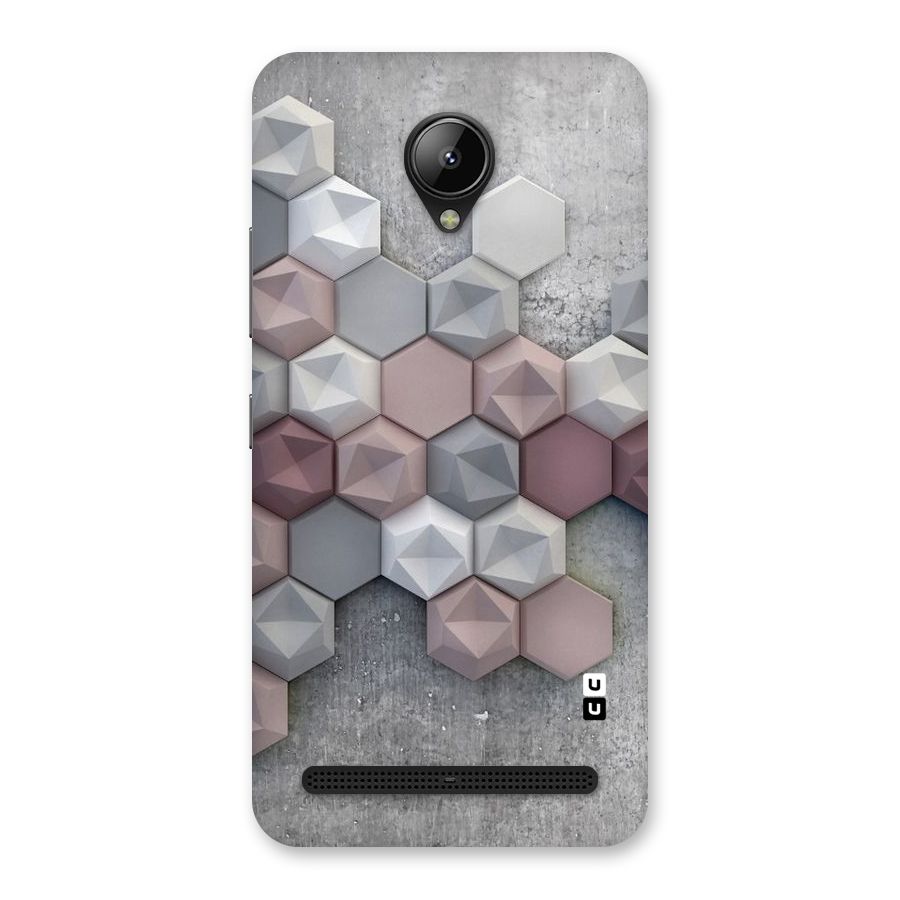 Cute Hexagonal Pattern Back Case for Lenovo C2