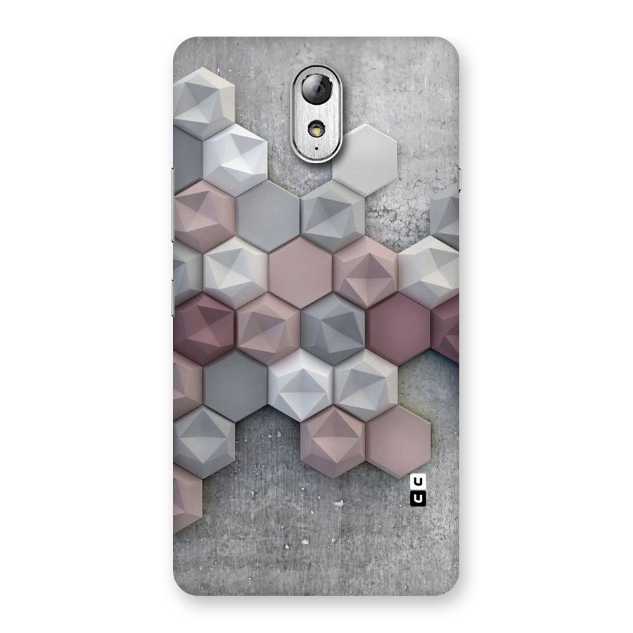 Cute Hexagonal Pattern Back Case for Lenovo Vibe P1M