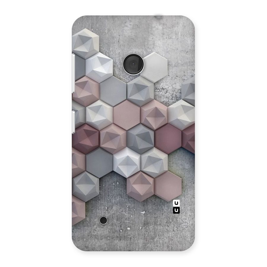 Cute Hexagonal Pattern Back Case for Lumia 530