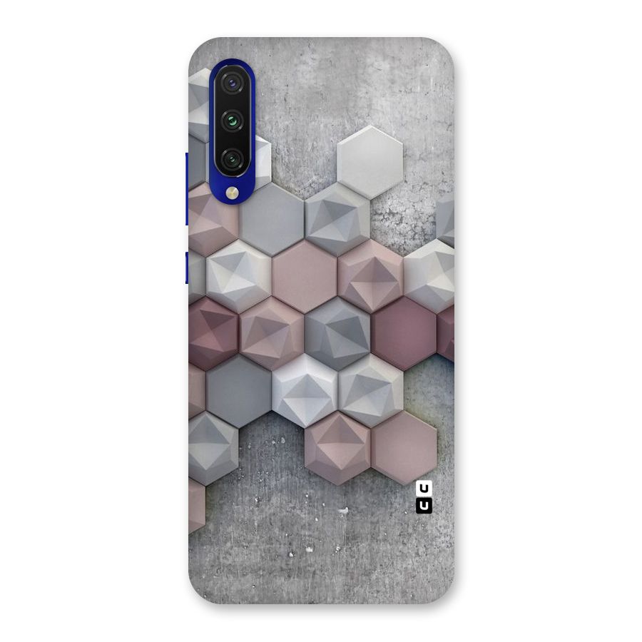 Cute Hexagonal Pattern Back Case for Mi A3