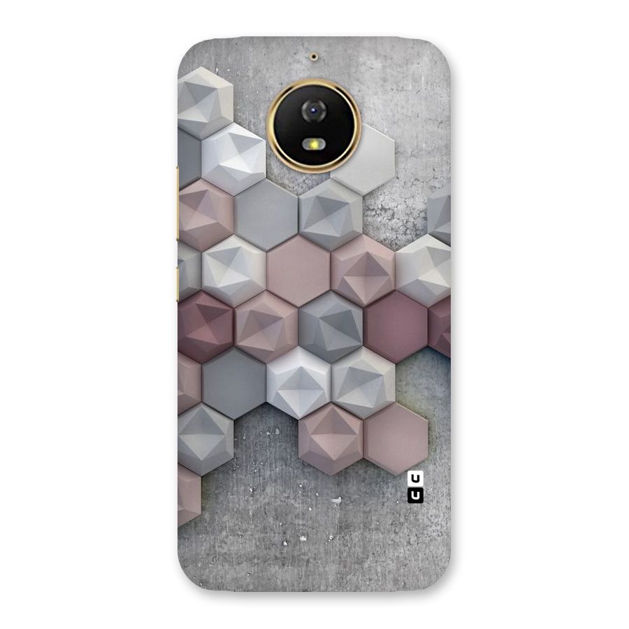 Cute Hexagonal Pattern Back Case for Moto G5s