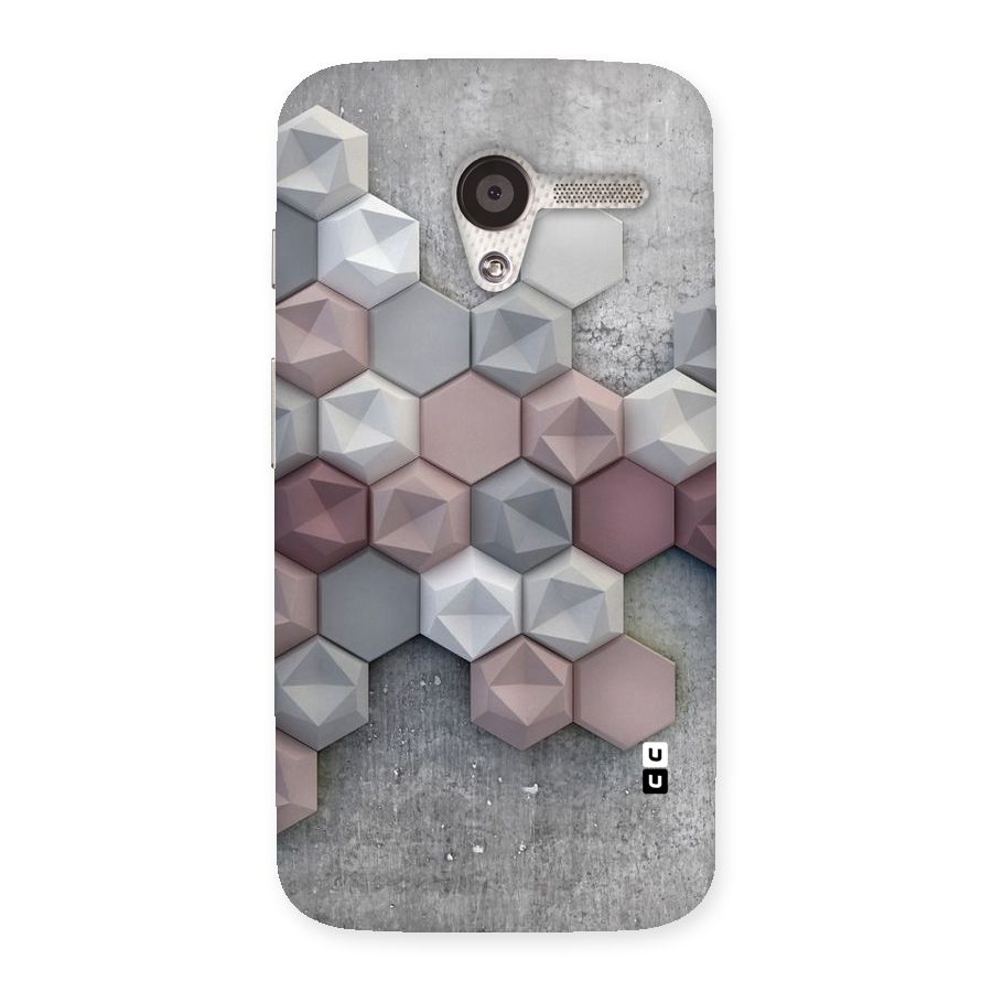 Cute Hexagonal Pattern Back Case for Moto X