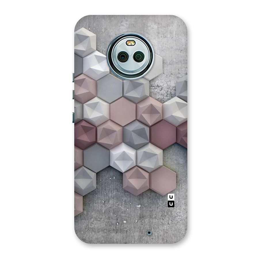 Cute Hexagonal Pattern Back Case for Moto X4