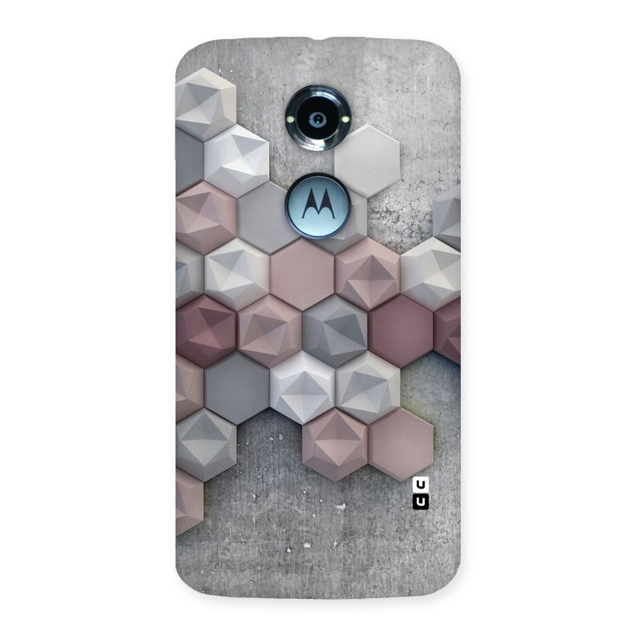 Cute Hexagonal Pattern Back Case for Moto X 2nd Gen