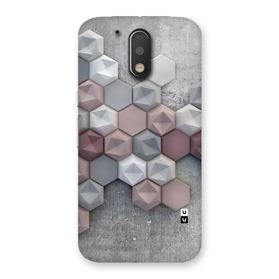 Cute Hexagonal Pattern Back Case for Motorola Moto G4