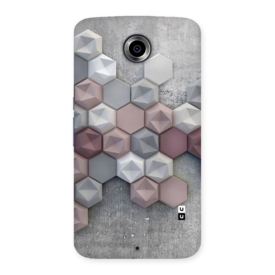 Cute Hexagonal Pattern Back Case for Nexsus 6