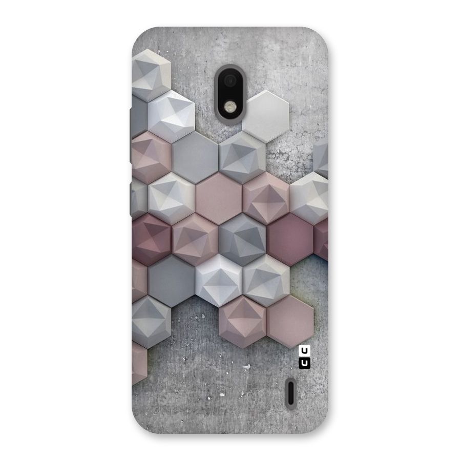 Cute Hexagonal Pattern Back Case for Nokia 2.2