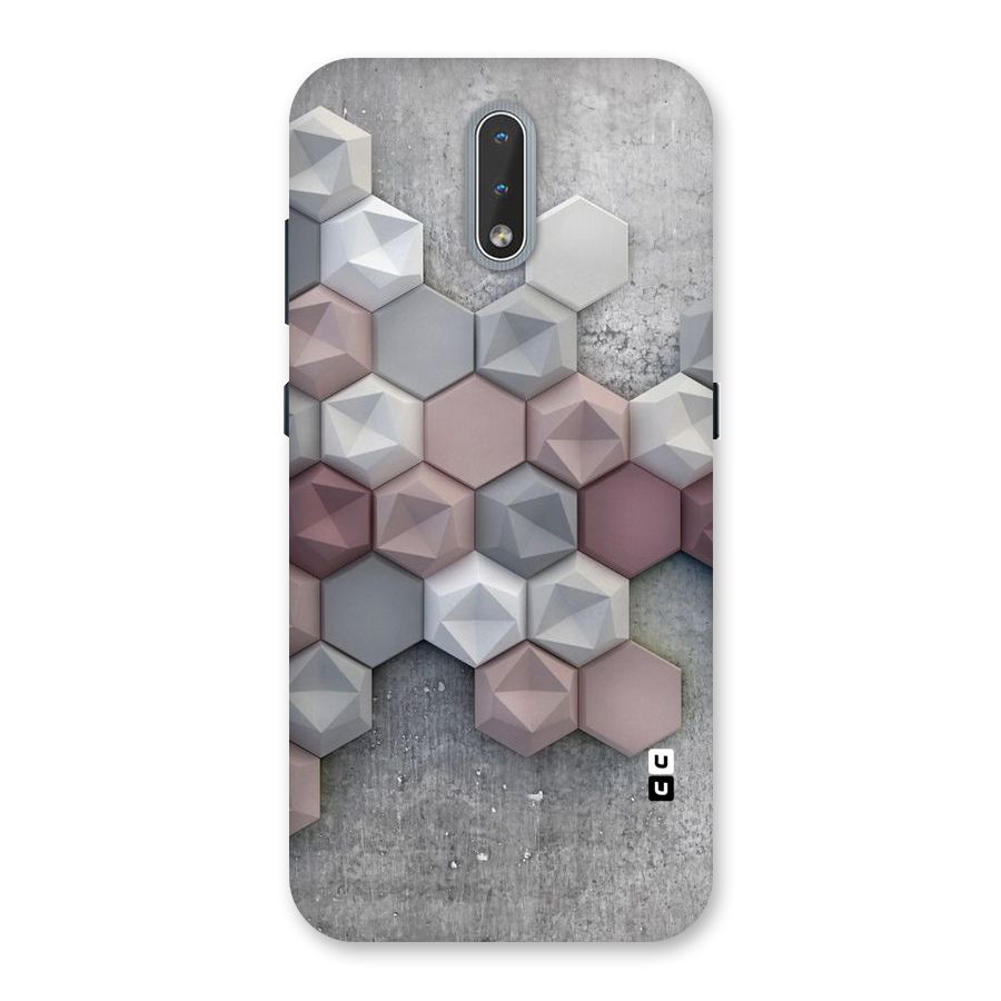 Cute Hexagonal Pattern Back Case for Nokia 2.3