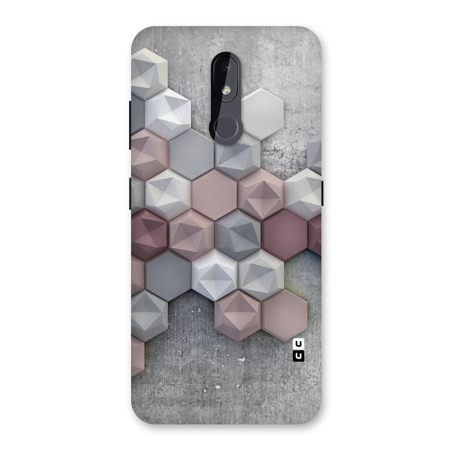 Cute Hexagonal Pattern Back Case for Nokia 3.2