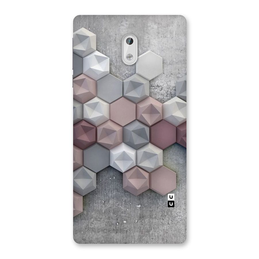 Cute Hexagonal Pattern Back Case for Nokia 3