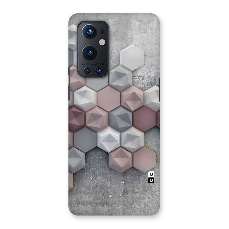 Cute Hexagonal Pattern Back Case for OnePlus 9 Pro