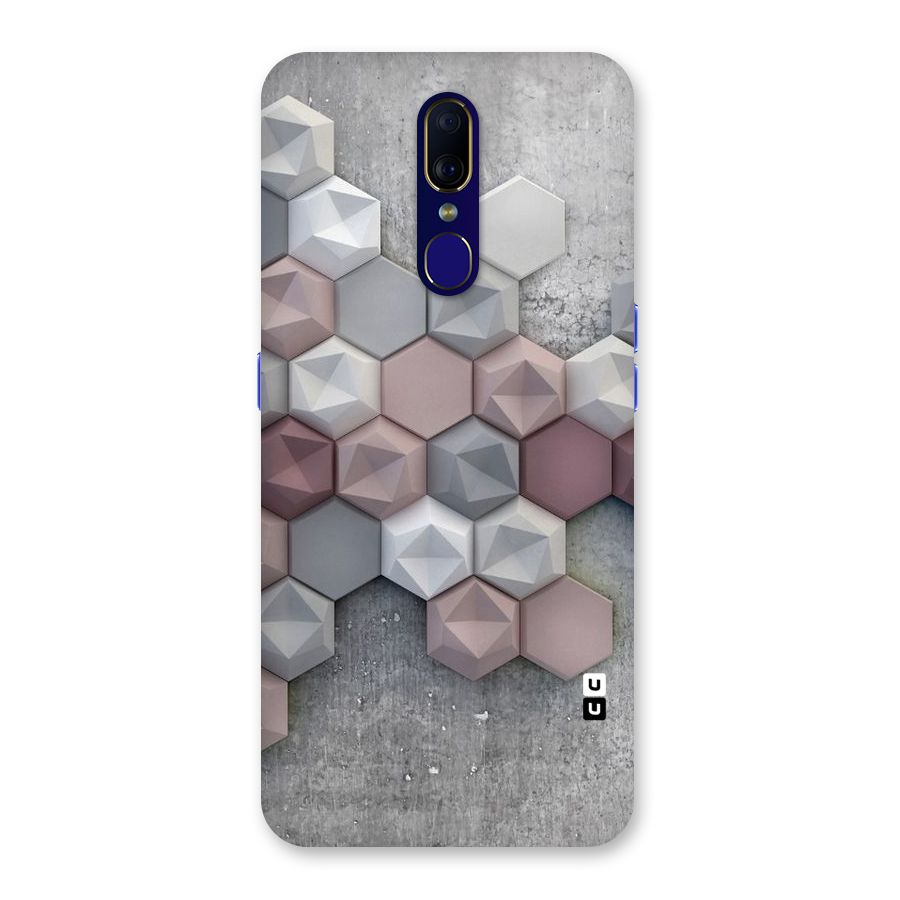 Cute Hexagonal Pattern Back Case for Oppo A9