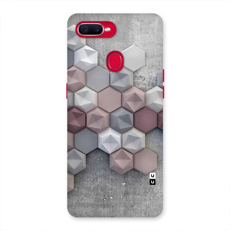 Cute Hexagonal Pattern Back Case for Oppo F9 Pro