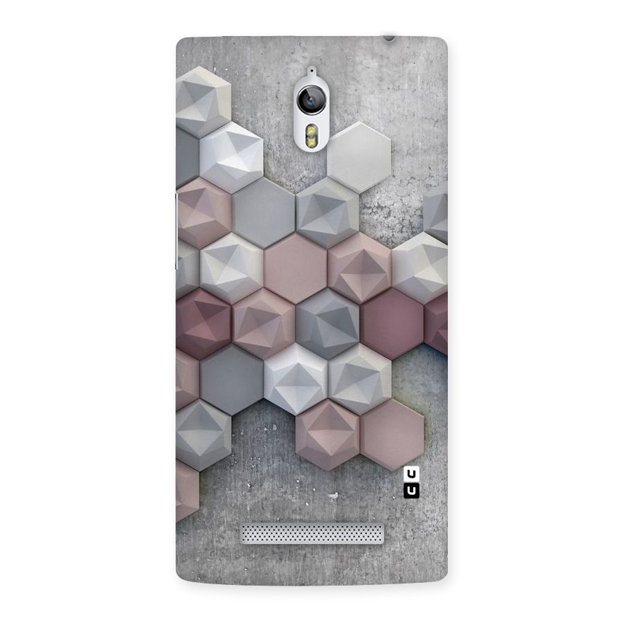 Cute Hexagonal Pattern Back Case for Oppo Find 7