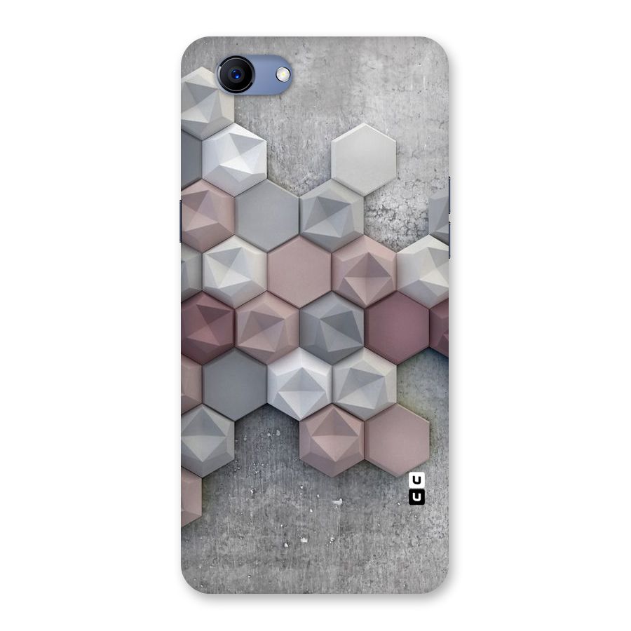 Cute Hexagonal Pattern Back Case for Oppo Realme 1
