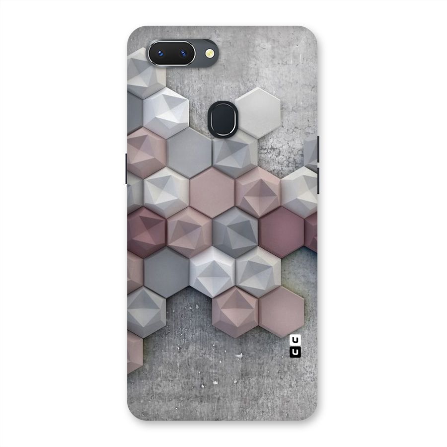 Cute Hexagonal Pattern Back Case for Oppo Realme 2