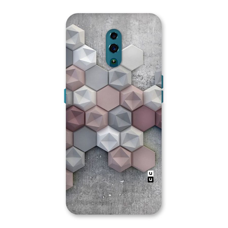 Cute Hexagonal Pattern Back Case for Oppo Reno