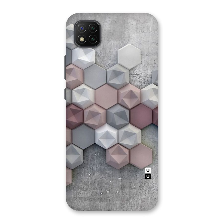 Cute Hexagonal Pattern Back Case for Poco C3