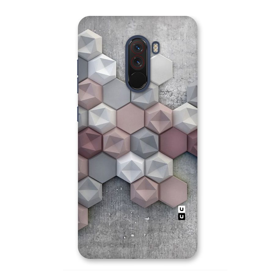 Cute Hexagonal Pattern Back Case for Poco F1
