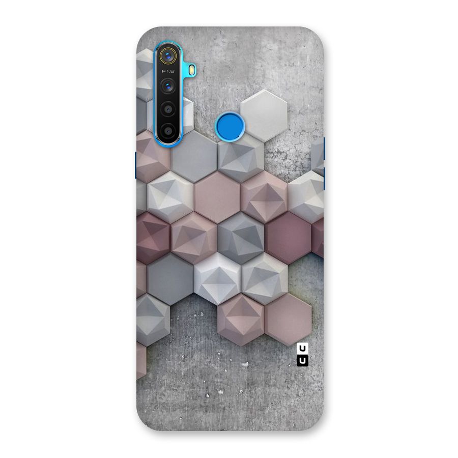 Cute Hexagonal Pattern Back Case for Realme 5