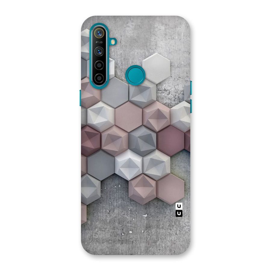 Cute Hexagonal Pattern Back Case for Realme 5i