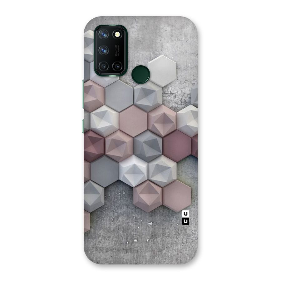 Cute Hexagonal Pattern Back Case for Realme 7i