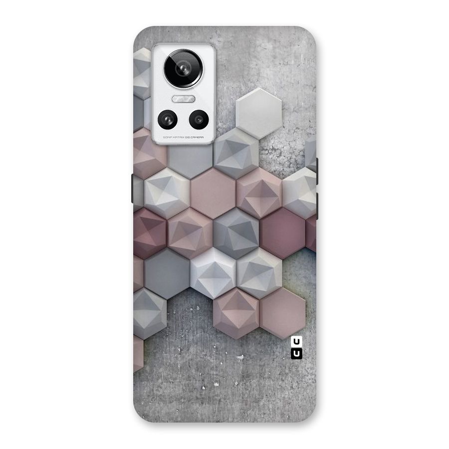 Cute Hexagonal Pattern Back Case for Realme GT Neo 3