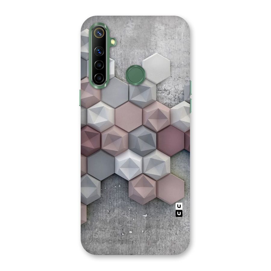 Cute Hexagonal Pattern Back Case for Realme Narzo 10