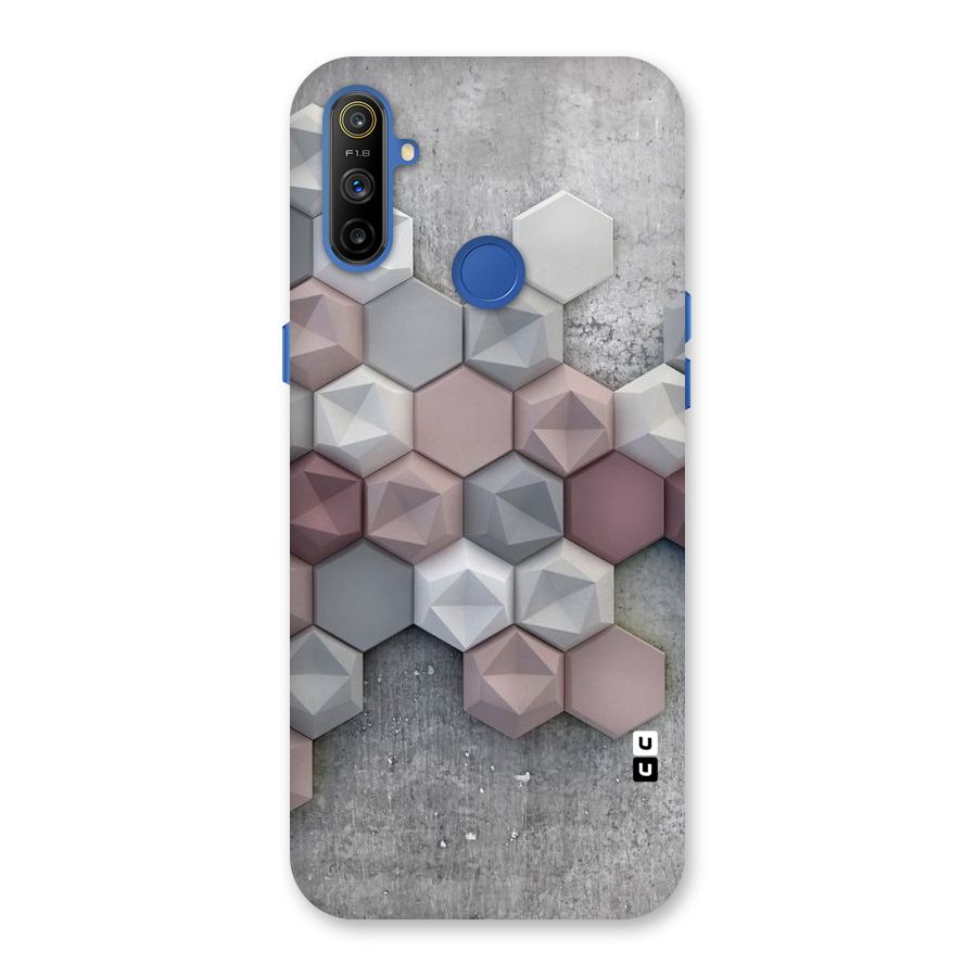 Cute Hexagonal Pattern Back Case for Realme Narzo 10A